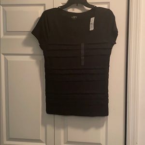 Loft, medium jet black top.